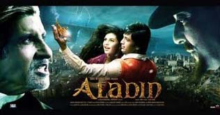 Big B promotes Aladin 